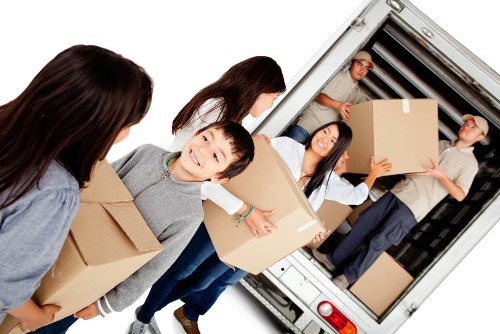 Man and van vehicle ready for a local move in Oakleighpark