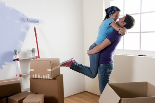 Household items packed for storage in Oakleighpark