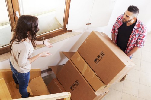 Family using short-term storage in Oakleighpark during home renovation